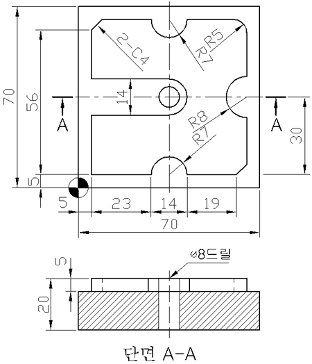 머시닝센터 실습(예제)